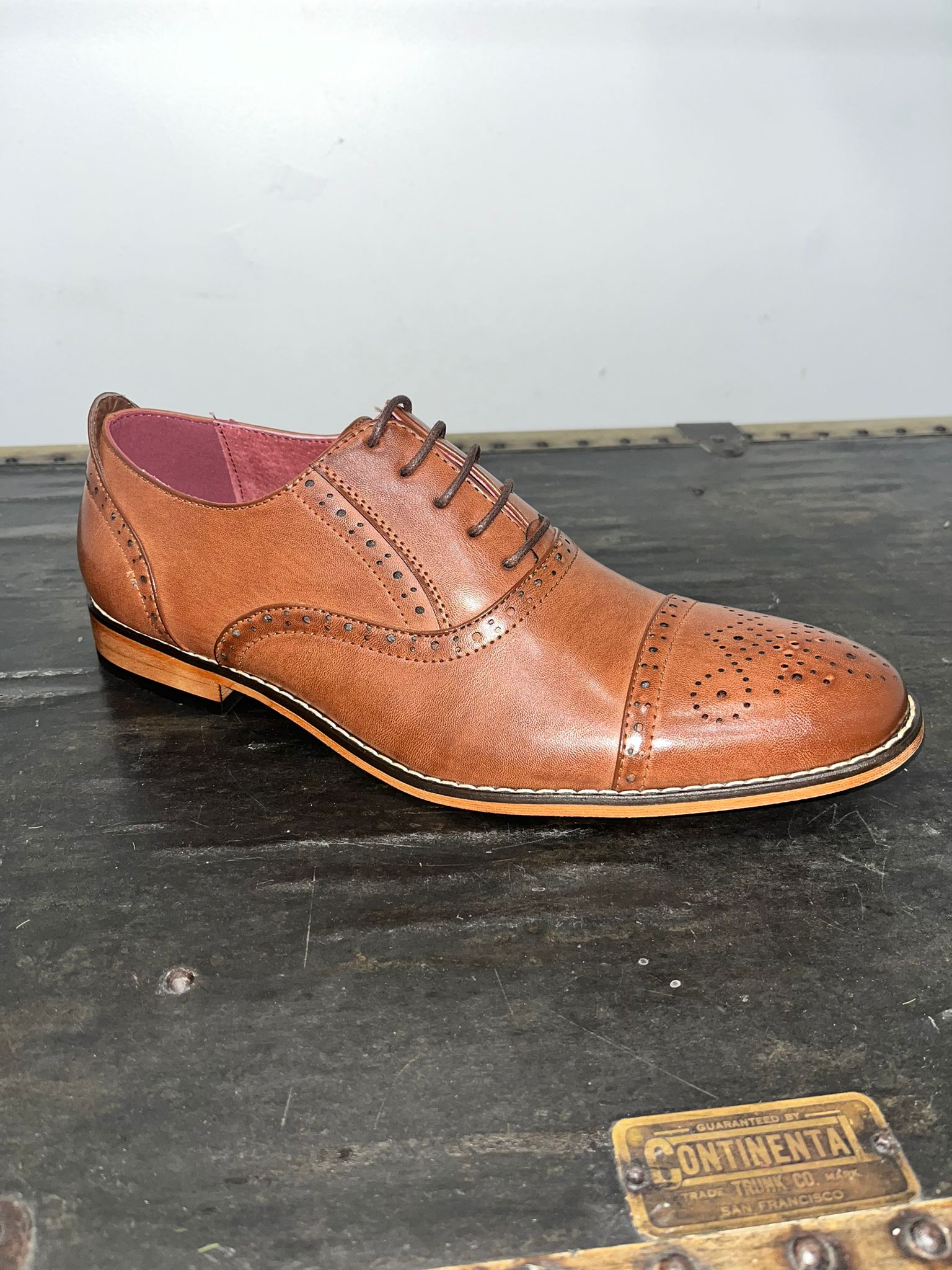 Goor Oxford Brogue Tan Shoes