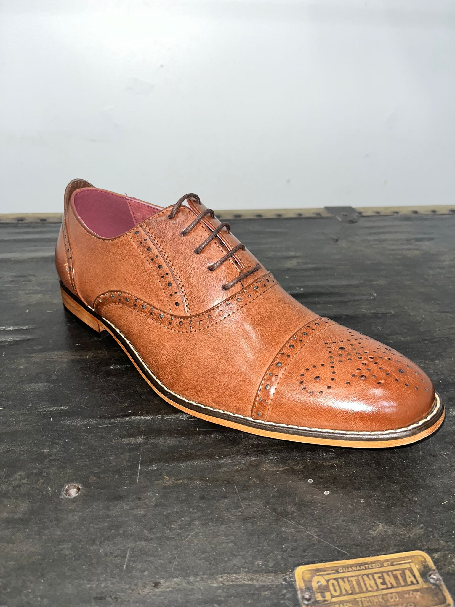 Goor Oxford Brogue Tan Shoes