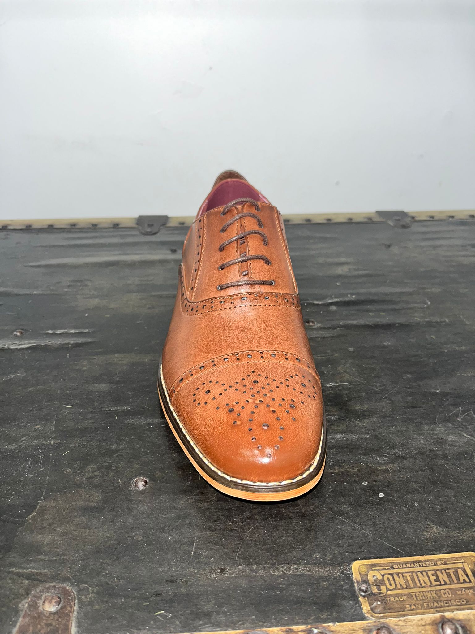 Goor Oxford Brogue Tan Shoes