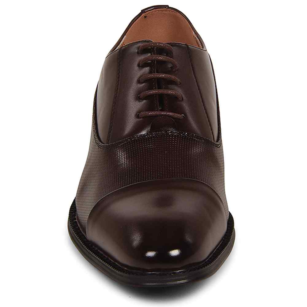 Goor Oxford Toe Cap Formal Shoe in Oxblood