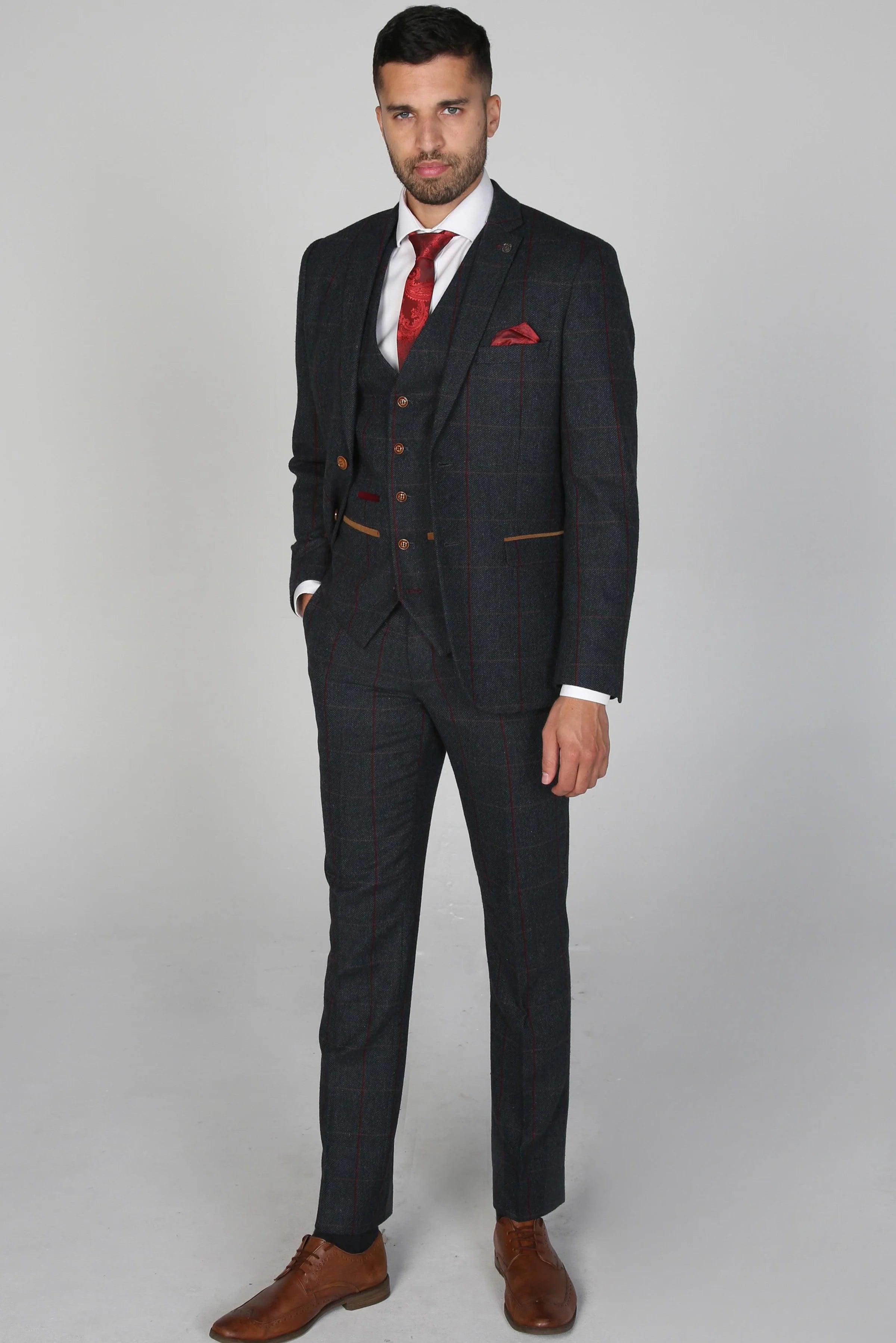 Madrid Men's Three Piece Suit